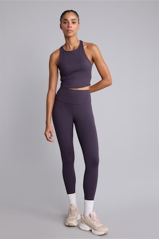 Defacto Ultra Yumuşak Orta Destekli Bisiklet Yaka Crop Sporcu Bra H5306ax26aupr467 Mor-pr467
