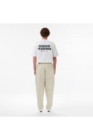 United4 Unıted4 Oversize Fit Erkek Krem Eşofman Altı Gux Krem