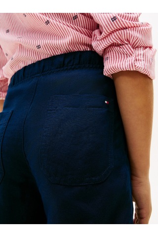 Tommy Hilfiger Keten Karışımlı Erkek Çocuk Lacivert Şort-15715
