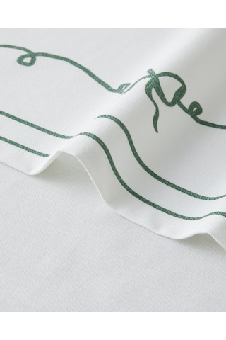 English Home Ribbon Joy Runner 40x140 Cm Yeşil-beyaz Yeşil-beyaz