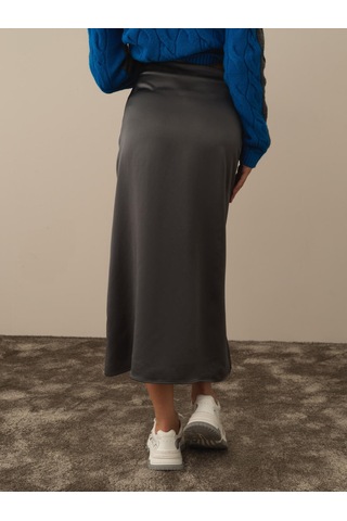 Gri Regular Fit Saten Etek 24kb22270387-055 Gri