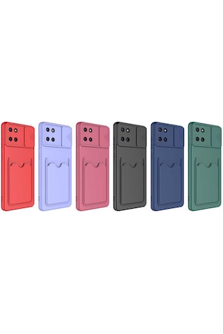 Samsung Uyumlu Galaxy A81 Note 10 Lite Kılıf Zore Kartix Kapak Koyu Mor