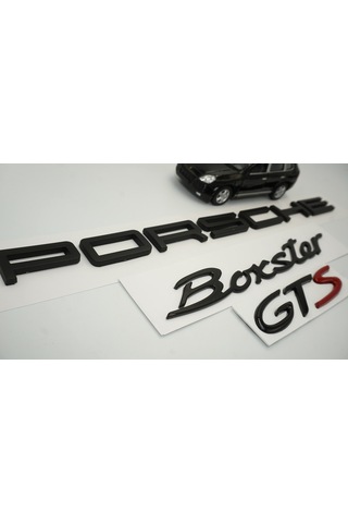 Porsche Boxster GTS Bagaj 3M 3D ABS Yazı Logo Amblem Seti