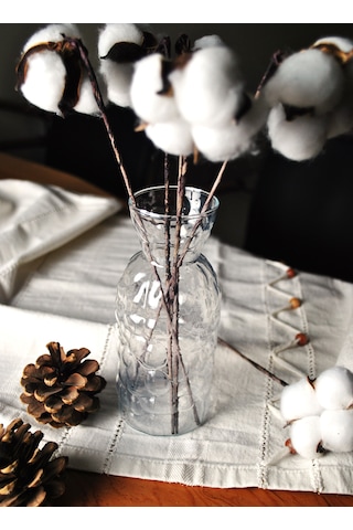 Dekoratif Cam Vazo 17 Cm Küçük Boy - 1 Adet- Pinterest Vazo Bubbl