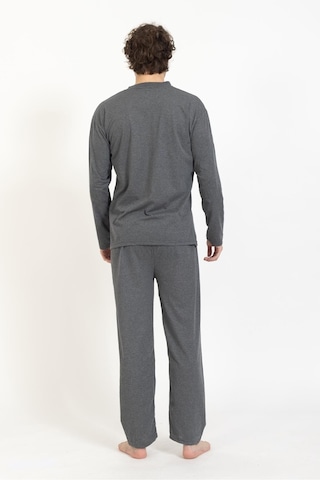 Lukitus Büyük Beden Battal Erkek Pijama Takımı Rimol-bb Füme