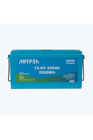 Antfea 12.8v 200ah Abs Lityum Akü Akıllı Ekran Lifepo4