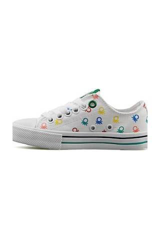 United Colors Of Benetton Benetton Bn-30186 Çocuk Convers Ayakkabı BN-30186-R0198 Beyaz