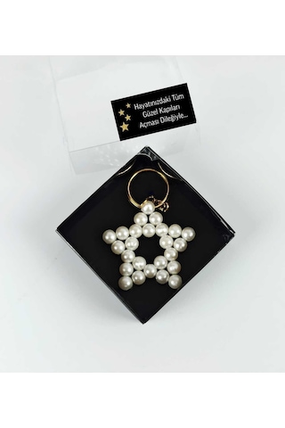 Hediye Inci Anahtarlık Siyah Kutulu Öğretmenler Günü Hediyesi ,yılbaşı Hediyesi 15 Adet