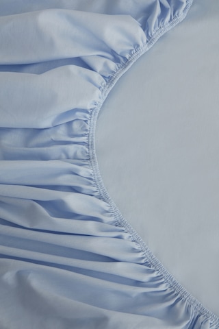 Karaca Home Basic %100 Pamuk King Kişilik Lastikli Çarşaf Mavi