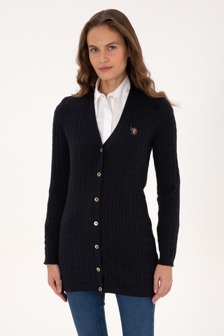 U.s. Polo Assn. Kadın Lacivert Hırka Triko 50317789-vr033 Lacivert