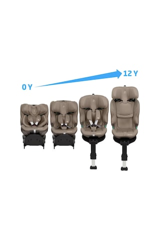 Maxi-cosi Emerald 360 Plus İ-size İsofix'li 360 Dönebilir Yatabilir 0-36 Kg Oto Koltuğu Authentic Truffle
