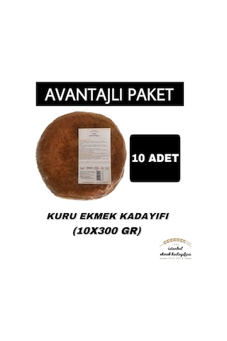 İstanbul Ekmek Kadayıfçısı Vakumlu Ekmek Kadayıfı 10 x 300 G