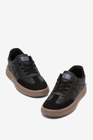 Tonny Black Rahat Kalıp Kauçuk Taban Bağcıklı Sneaker Kadın Siyah Siyah Sneaker Tbtyldz005