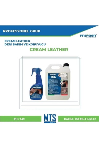 Cream Leather Deri Bakım Ve Koruyucu Parfümlü - 4,54 Lt
