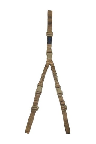 Premium Single Sword Kancasız V Askı Kayışı Operasyon Ekipmanı Eğitim Askısı Çöl Rengi Kayış
