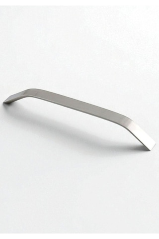 Şahin Alüminyum Metal Lüks Modern Mobilya Çekmece Mutfak Dolabı Kulpu İnox 224mm 5 Adet Inox