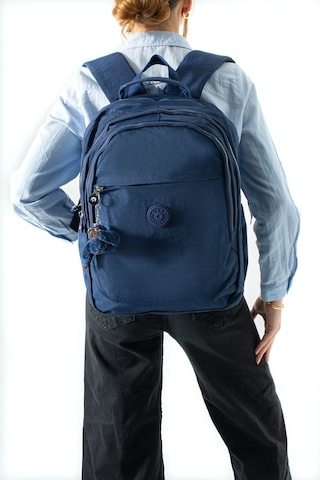 Ultra Hafif Çok Cepli Orta Boy Sırt Çantası Lacivert Model: 571-3k