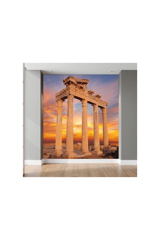 Apollon Tapınağı Side Antalya Poster Duvar Kağıdı Renkli