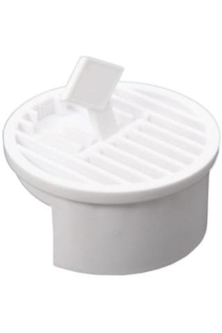 Plastik Yer Süzgeci Kapağı 4 Adet Banyo Mutfak Zemin Gider Kapağı
