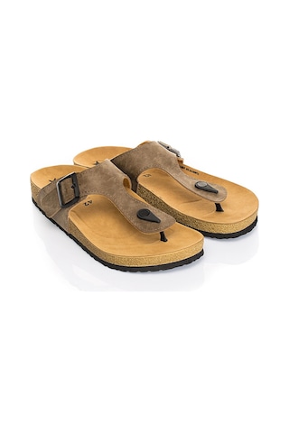 Twigy Daniel Erkek Parmak Arası Terlik Vizon 41/45 BB0702 Vizon