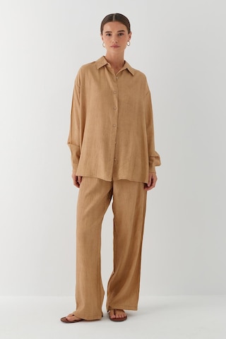 Gömlek Pantolon Takım Camel Camel