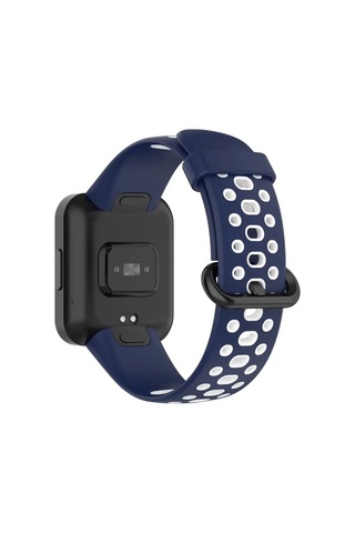 En-cag Redmi Watch 2 Spor Delikli Kordon - Lacivert-beyaz Bss