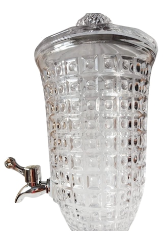 Cam Sebil, Şerbetlik, Limonatalık, Detoks Sürahisi 2 Litre