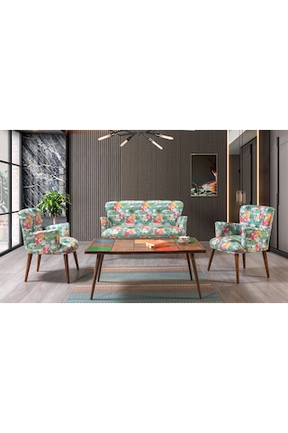 Bahar Çay Seti (Balkon, Salon, Cafe, Ofis) 2+1+1