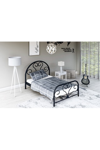 Metalia Gm 118 Baby Tek Kişilik Metal Karyola 90X190 Siyah