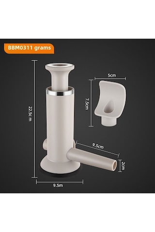 Youmex Alman Manuel Sosis Dolgu Makinesi, Evde Sosis-kiyma Dolum Aleti, Plastik Tip, Küçük Boy, Kolay Kullanım, Ev Ofis Hediyesi Diğer