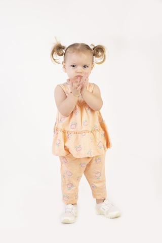 Harika Kids Kız Bebek Tunik Model Alt-üst Takım 001