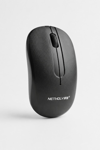 Kablosuz Optik Mouse 2.4ghz Siyah Laptop Bilgisayar Faresi Ev Ofis Uyumlu Tak Çalıştır Mause -
