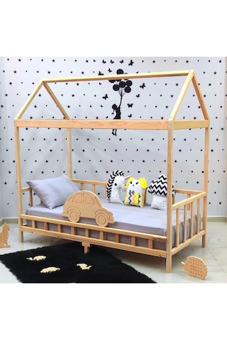 Markaawm Markaawm Montessori Yatak Luxury Arabalı Çocuk Karyola