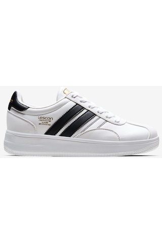 Lescon Campus 6 Erkek Sneakers Spor Ayakkabı Beyaz
