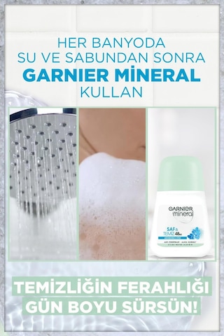 Garnier Mineral Saf&temiz Arındırıcı Etki Roll-on Deodorant