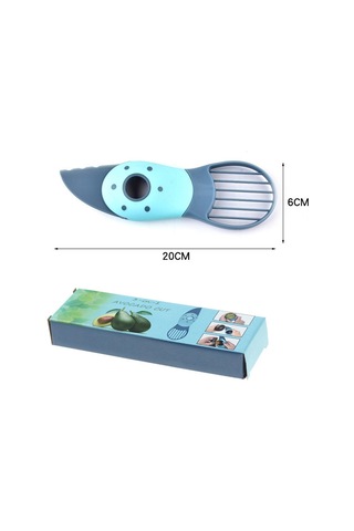 Cbtx Avokado Kesici Çok Fonksiyonlu Meyve Kesme Çukur Açma Cihazı Dilimleyici Tart Soyucu Ayırıcı