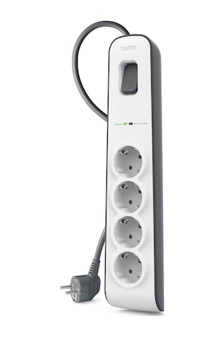 Belkin Bsv400vf2m 2 M 4 Lü Akım Korumalı Priz Mk2mk5bel0004 1 - 3 M