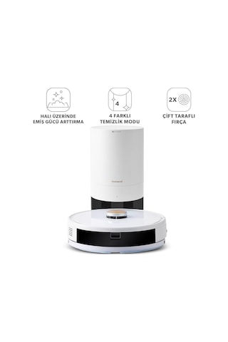 Homend Alex Laser Power 1284h Toz Hazneli Moplu 3 In 1 Akıllı Robot Süpürge (Teşhir)