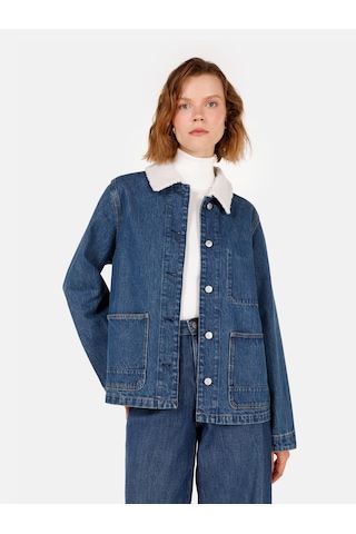 Colins Mavi Kadın Ceket Cl1070874 Q1.v1 Dn43748 Denim