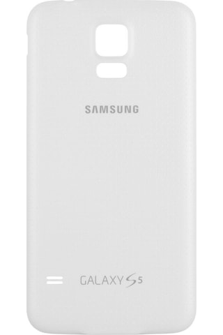 Samsung Uyumlu Galaxy S5 G900 Arka Batarya Kapak-Beyaz