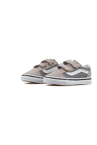 Vans Old Skool V Bebek Günlük Ayakkabı Vn000crw85t1 Gri Gri