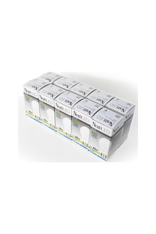 Next Led 9 Watt Led Ampul Beyaz Işık 10Lu Economic Paket