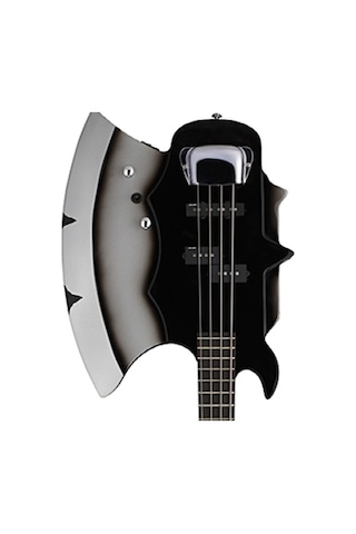 Cort Gs Bass Axe2bk Bas Gitar, Siyah, Çantalı, Gene Sımmons İmzalı, Mi