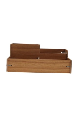 Ahşap Masa Üstü Düzenleyici Kutu Renkli