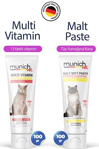Munich Vet 2'li Set Multi Vitamin Paste + Malt Paste 100 G