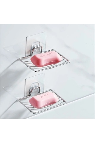 Maoyaya 1 Adet-paslanmaz Çelik Sabunluk Çivisiz Tek Banyo Tek Çok Renkli Çok Renkli