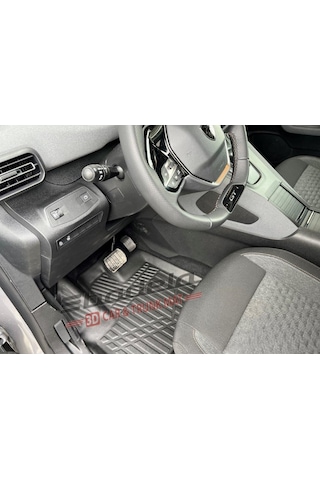 Peugeot Rifter 2025 3d Kauçuk Kokusuz Havuzlu Paspas