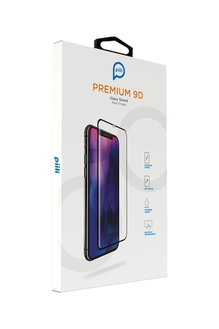 Piili Apple iPhone Uyumlu 15 Pro Max 9d Tam Kaplayan Ekran Koruyucu