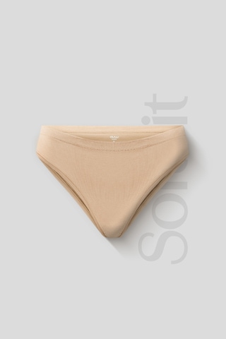 Auw Kadın Lastiksiz Pamuklu Modal Basic Cheeky Külot 6'lı - Softfit Beyaz,ten,siyah