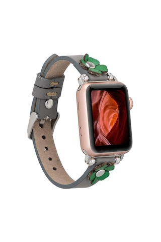 Clover Globe Ferro Apple Watch Deri Kordon